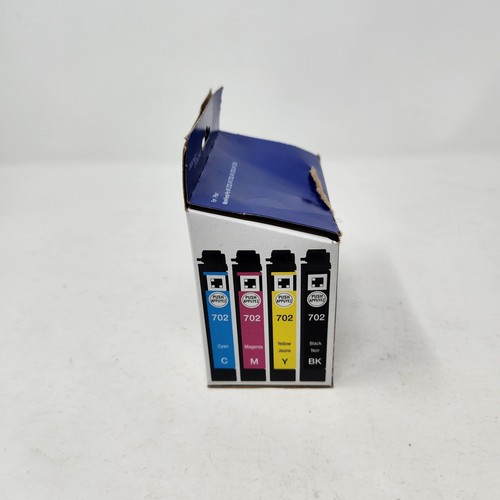 EPSON 702 Genuine Ink Combo Pack Black/Cyan/Magenta/Yellow Open Box 10 / 2024 - Bild 2 von 6