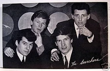 Vintage Searchers Rock N Roll Old Exhibit Supply Vending Card Old Store Stock