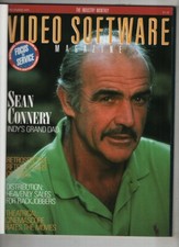 Video Software Mag Sean Connery Michael O. Johnson December 1989 111621nonr