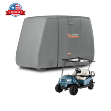Golf Cart Cover Heavy Duty 420D Waterproof for EZGO, Club Car, Yamaha 2/2 2