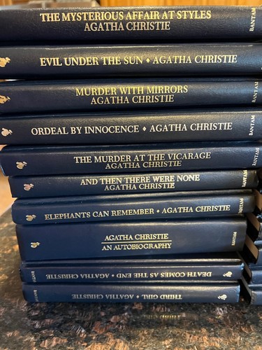 AGATHA CHRISTIE, MYSTERY COLLECTION, HARDCOVER, CHOOSE BOOKS FROM DROP DOWN MENU - Foto 4 di 8