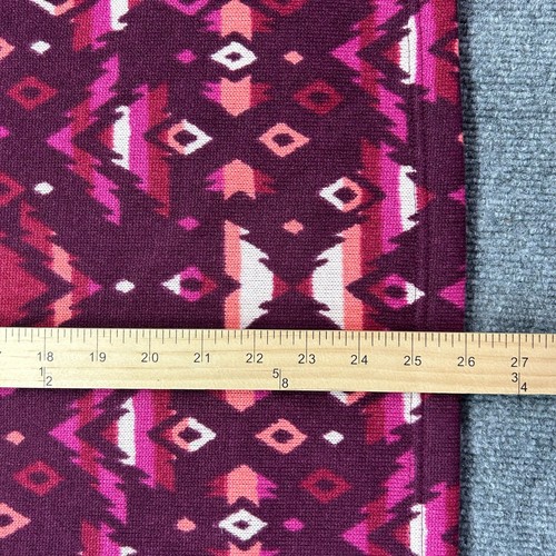 Maglione Columbia donna M rosa rosso Fair Isle azteco pile pullover outdoor crew - Foto 8 di 9