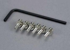 Traxxas TRA3159 Screws 3X10mm Caphead Machine Hex Drive  6 , Lockwashers 6 