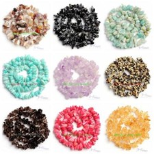 5-8mm Natural Stone 39 Type Material Chip Shape DIY Jewelry Loose Beads 15 Inch