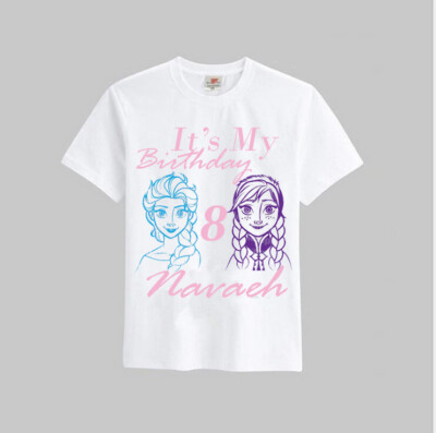 Frozen Anna \u0026 Elsa Birthday Shirt 