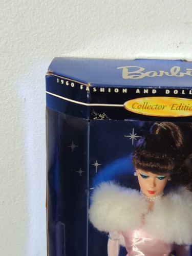 Muñeca Barbie Mattel 15407 1995 noche encantada años 60 moda repro morena - Imagen 4 de 13