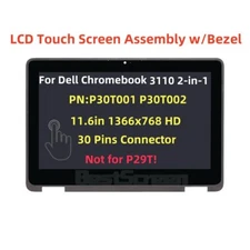 017M7M for Dell Chromebook 3110 2-in-1 11.6" HD Lcd Touch Screen w/Bezel 17M7M