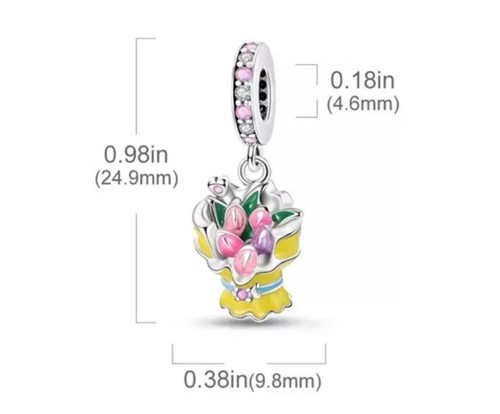Charm For Bracelet Beads 925 Sterling Silver 24h Free Delivery Special Price - Picture 18 of 271