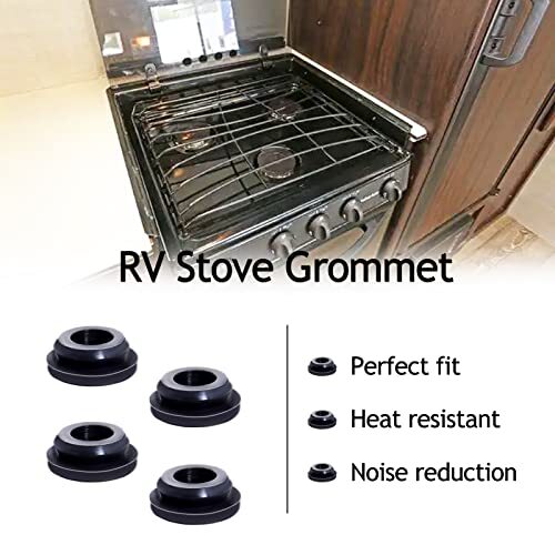 RV Stove Grommet for Compatible with Magic Chef Fits Most Gas Stoves of