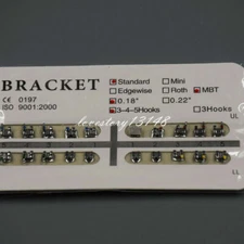 20 Packs Standard MBT Slot 018 345 Hooks Orthodontics Separable Dental Brackets