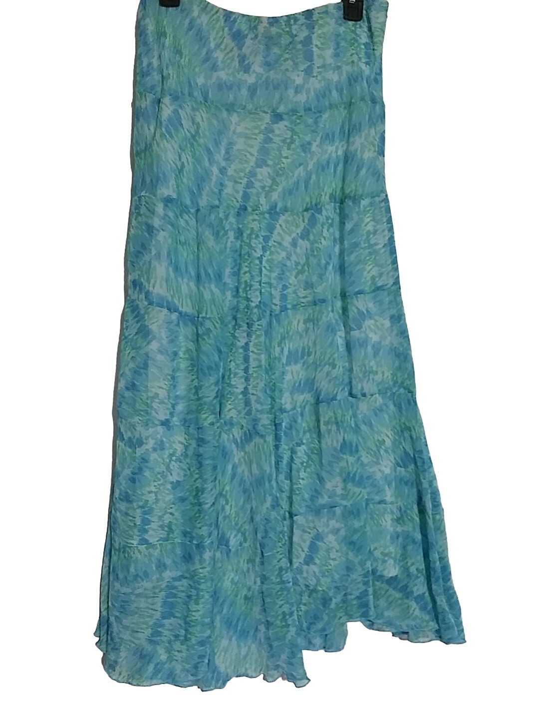 PRETTY RUBY RED LONG FLOWING POLYESTER PASTEL SKI… - image 3