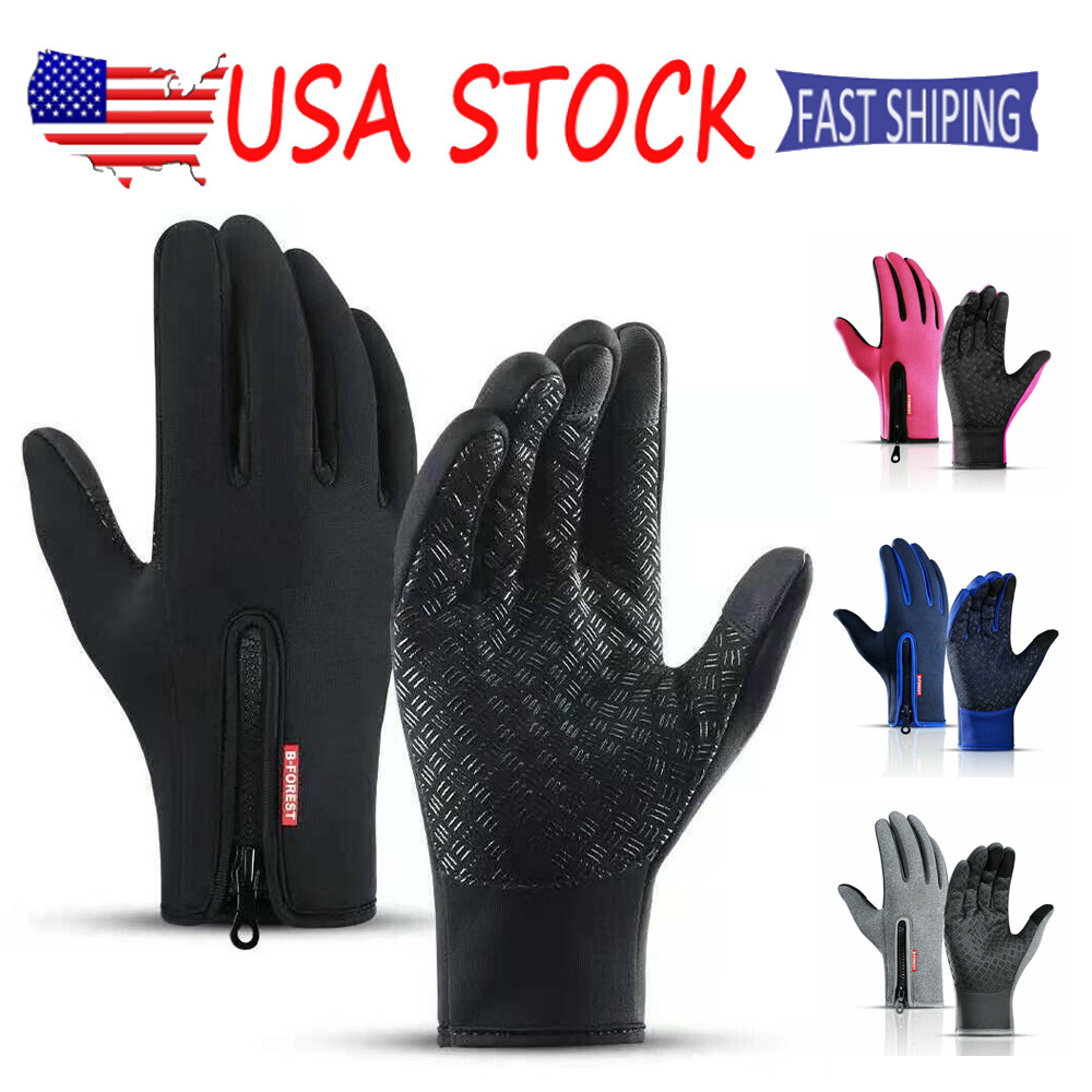 Winter Gloves Men Women Touch Screen Glove Cold Weather Warm Gloves Work Gloves-image