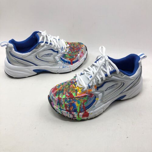 AVIA Women's 5000 Performance Sneakers Sz 8 W /39.5 Splatter Paint Art Wide - Picture 7 of 9