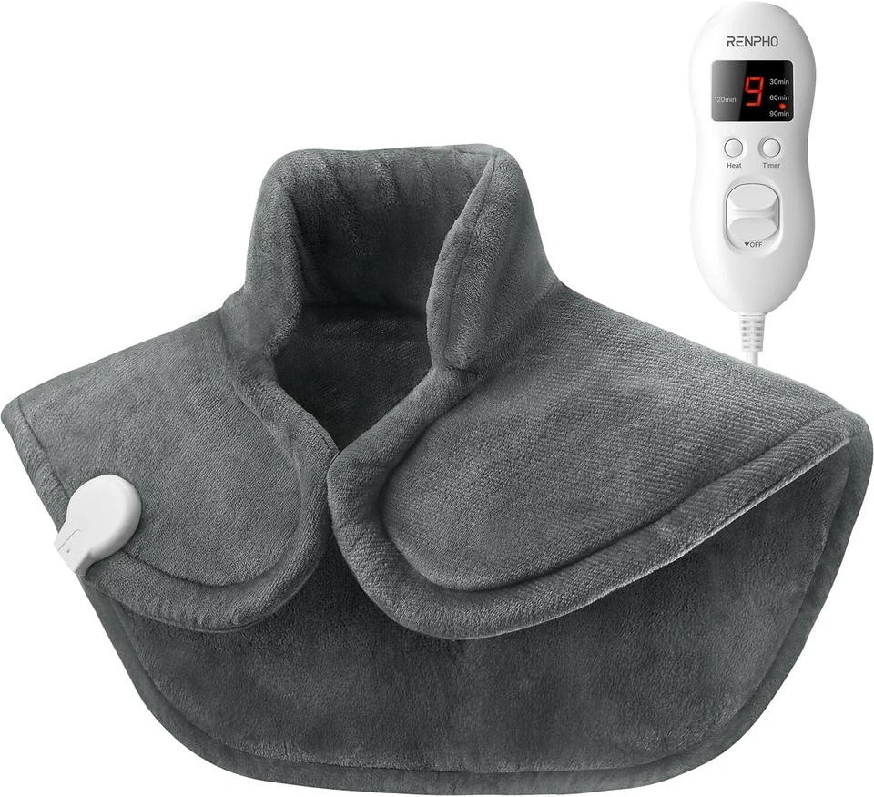 Large Electric Heating Pad For Back, Shoulders, Neck Warmer 19"x 24" Heat Pads - Image 3 of 4