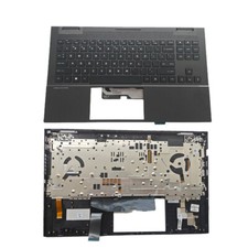 New M00667-001 For HP OMEN 15-EK 15-EN Palmrest Cover RGB Backlit w/ Keyboard US