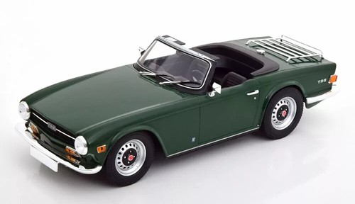 1:18 Minichamps 155132036 Triumph TR 6 LHD 1969 BRITISH RACING GREEN NUEVO Y EMBALAJE ORIGINAL - Imagen 2 de 4