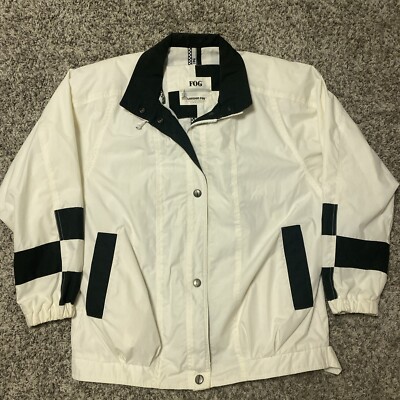 Vintage London Fog Rain Ware Windbreaker Jacket Womens Size M Medium
