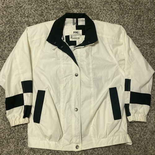 Vintage London Fog Rain Ware Windbreaker Jacket Womens Size M Medium - 第 1/9 張圖片