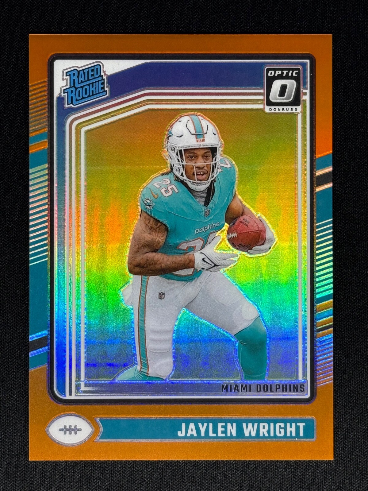 2024 Donruss Optic Jaylen Wright Rated Rookie Orange Prizm /249 #249