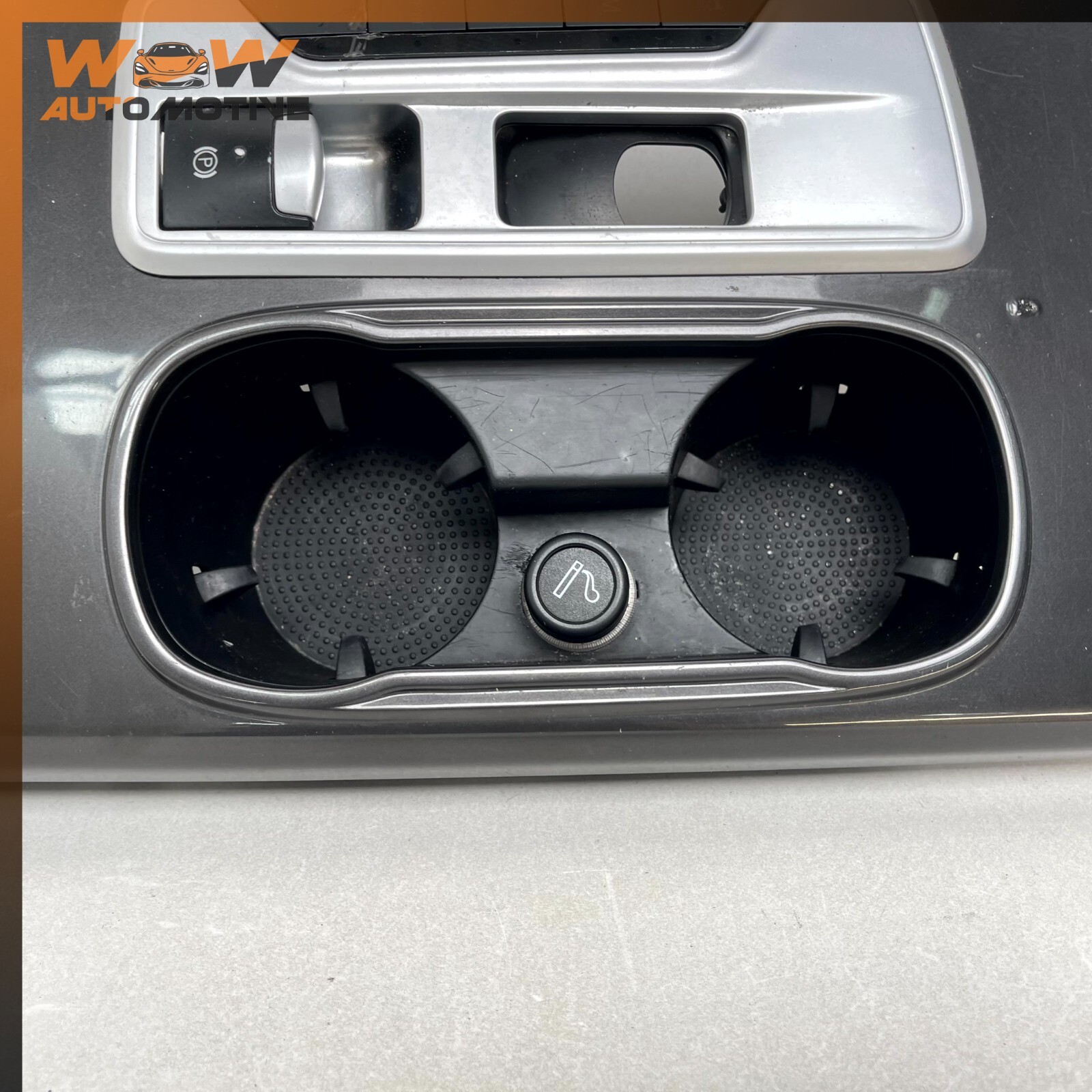 14-17 MASERATI GHIBLI CONSOLE CUPHOLDER & SHIFT TOP BEZEL COVER PANEL OEM