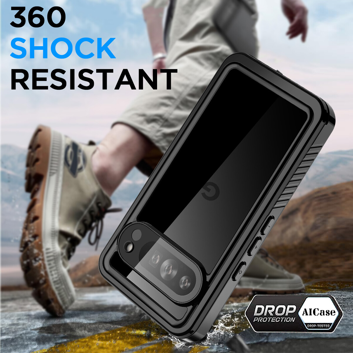 Cover Pixelsnap Per Google Pixel 10 & Pixel 10 Pro - Protezione Duratura - Realizzata Per Proteggere Con Stile - Nero Ossidiana (Made By Google - Foto 6