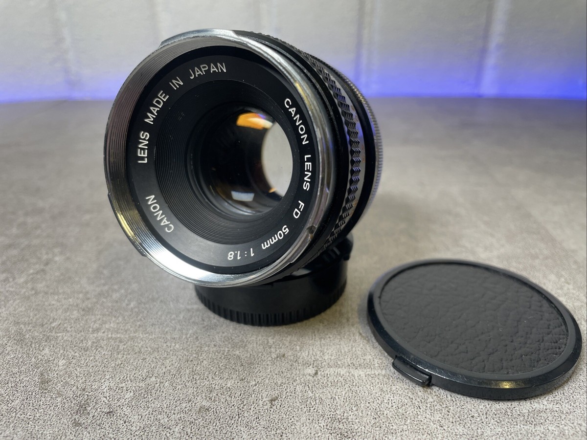 Canon FD 50mm F/1.8 Prime Lens silver nose chrome Rare | eBay UK