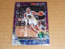 2019/20 Panini Hoops Premium Stock JORDAN POOLE PURPLE DISCO WIZARDS #223 K601