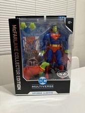 In-hand images of the McFarlane Toys Return of Superman DC Multiverse Collector Edition Superman and Krypto Action Figure