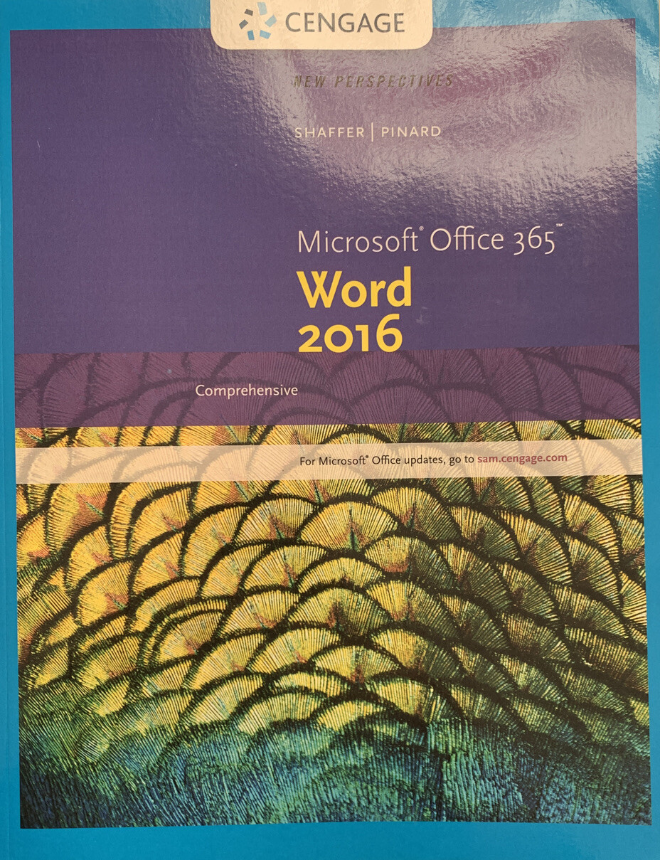 Mindtap Course List Ser.: New Perspectives MicrosoftOffice 365 and Word ...