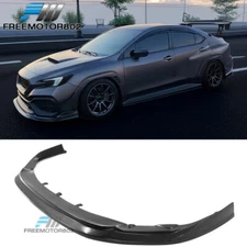 Fits 22-25 Subaru WRX Sedan 4DR CS Style Unpainted Front Bumper Lip Spoiler - PU