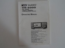 YAESU VR 5000 INSTRUCTION MANUAL....................RADIO_TRADER_IRELAND.