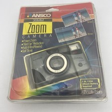 Vintage Ansco 35mm SILHOUETTE ZOOM FILM CAMERA Flash Point Shoot BRAND NEW