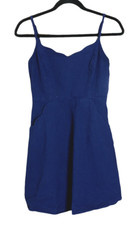 Market & Spruce Womens Size S Blue Crissie Linen Blend Dress Stitch Fix Indigo