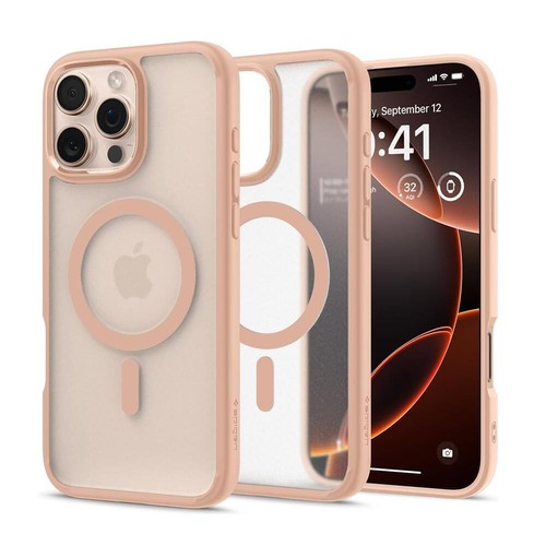 For iPhone 16/ Pro/ Max Plus 16e Case SPIGEN Ultra Hybrid MagSafe Clear Cover - Picture 109 of 169