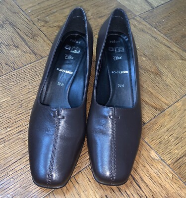 Ara  Elegance  Echt Leder Brown Leather Heels Size 7 1/2 (US)