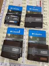 New 4X Columbia RIFD Security Wallet Card Holder 3X Ultimate 1X Light Capacity