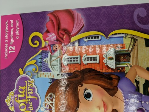 Disney Sofia The First My Busy Books Storybook 12 Figurines Playmat - Imagen 8 de 12