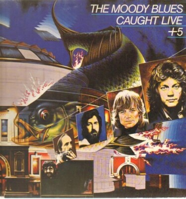 The Moody Blues Caught Live +5 NEAR MINT Nova 2xVinyl LP