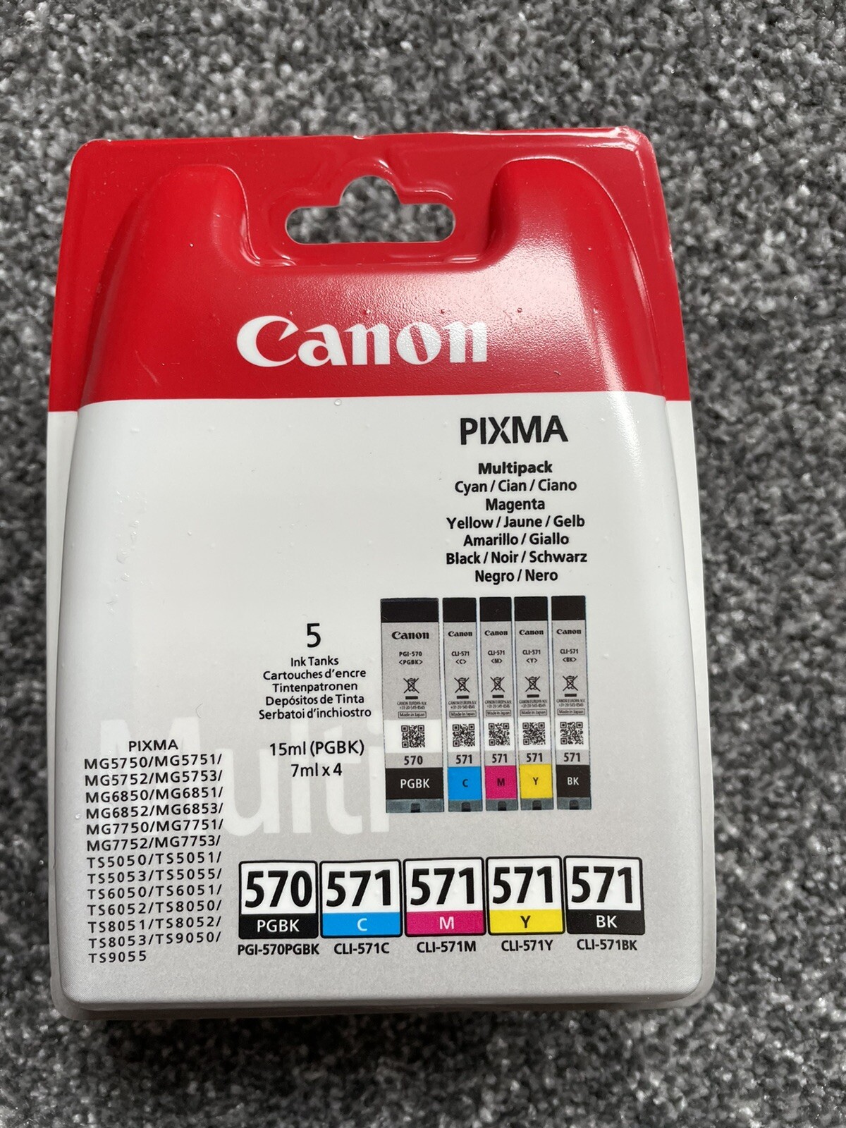Cartouches Compatibles Canon PGI-570XL CLI-571 - Pack X20 - Marque NOPAN-INK - Pour Imprimantes Série MG