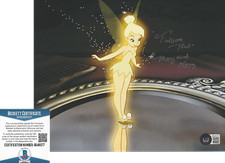MARGARET KERRY SIGNED 'TINKER BELL' PETER PAN 8x10 MOVIE PHOTO D BECKETT COA BAS