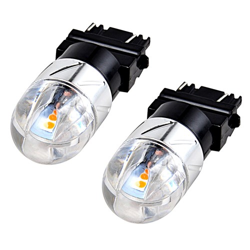 For Pontiac G6 2005-2010 2x 4157 3157 3000K LED Turn Signal Parking Lights Bulbs - Picture 7 of 8