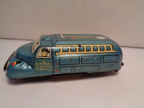 VINTAGE LINE MAR BLECHSPIELZEUG JAPAN REIBUNGS POTOMAC ELECTRIC POWER CO REPARATUR LKW