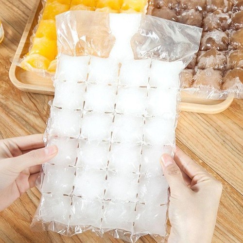 2Pcs 10 x Household Disposable Ice Bags Clear Plastic ice Fridge cube Freezer✨y - Picture 13 of 18