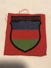 B477 - WWII German - Aserbaidschan Volunteer Shoulder Sleeve New Old Stock