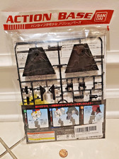 Gundam Base Limited Action Base 2 black stand 1/144 scale pose figs Ban Dai MISP