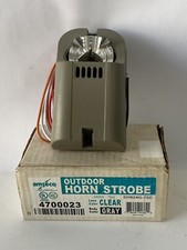 Amseco Potter Outdoor Horn Strobe 24VDC SHB24-75C Outdoor Gray Wall Horn-strobe - Fire Alarm Part