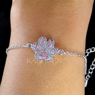 dog print bracelet