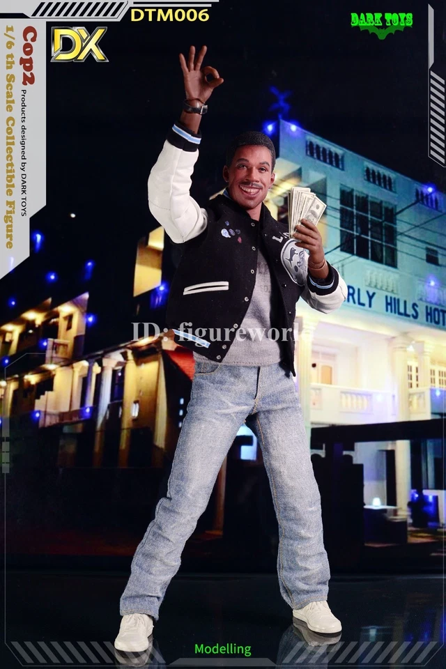 Figura de acción de juguete Dark Toys DTM006 1/6 Beverly Hills policía detective Eddie Murphy Foto 4 de 4