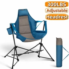 ALPHA CAMP Outdoor Hammock Chair Camping Chairs Heavy Duty Folding Swing Chair