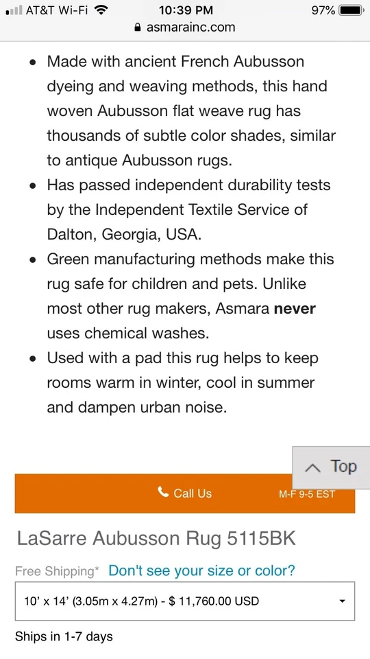 New Black and Gold French Aubusson “LaSarre” Flatweave Carpet 10x14 orig $11k+ - Image 2 of 3